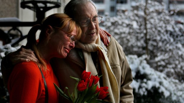 Terminally ill Sydney man Dr John Elliott, with his wife Anjelika Elliott, sought assisted dying in Switzerland in 2007.