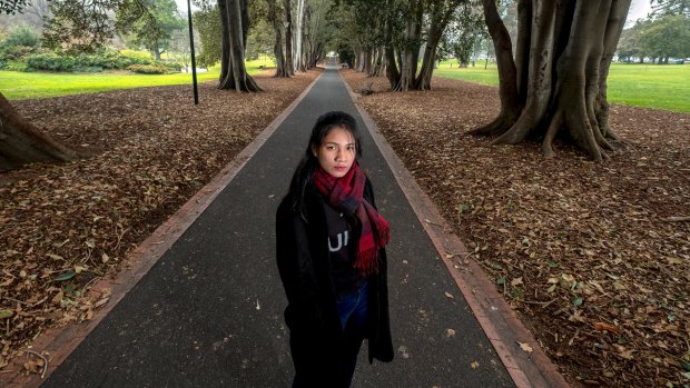 Former Cambodian slave Sophea Touch gave evidence to a modern slavery inquiry in Melbourne this month.