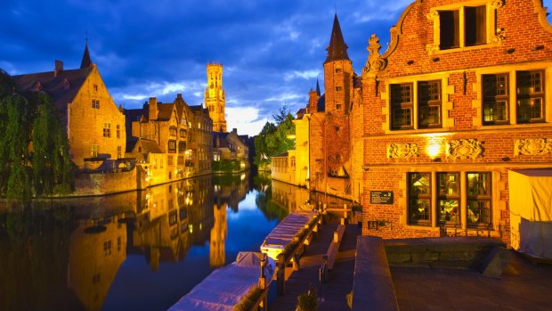 Rosary Quay, in medieval Bruges.