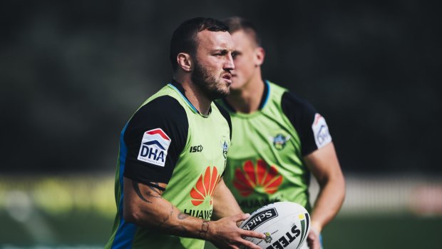 Josh Hodgson (thumb) is racing the clock to be fit for Canberra.  
