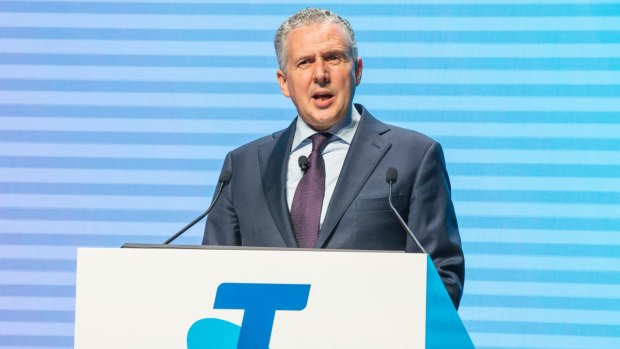 Telstra CEO Andrew Penn has posted an unexpected fall in earnings in the December half.