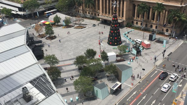 A spokesman for Lord Mayor Graham Quirk refused to comment on what was being done to prevent a similar tragedy on Australian soil, nor on the square's concrete barriers.