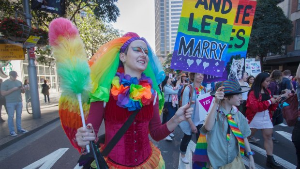 I scroll through pictures of the Sydney rally and cry like a sook.