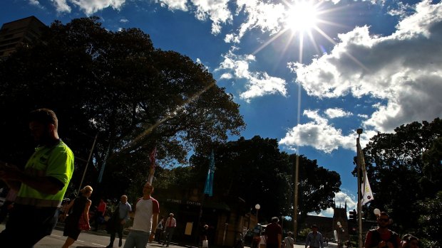 The mercury will reach 34 degrees on Wednesday.