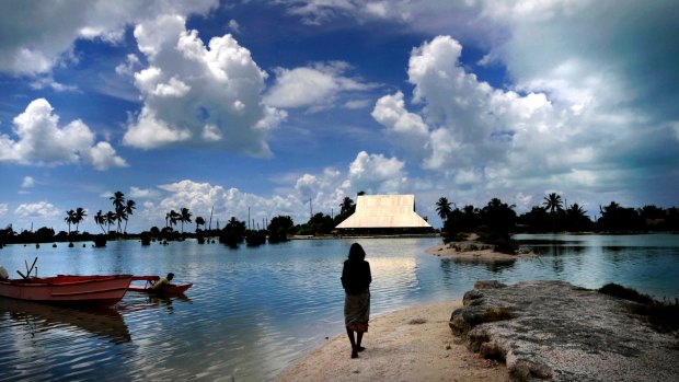 Greens say Australia must back an aggressive climate policy for the sake of at-risk Pacific nations.