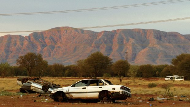Papunya, Northern Territory, the closest town to Australia's Pole of Inaccessibility. 