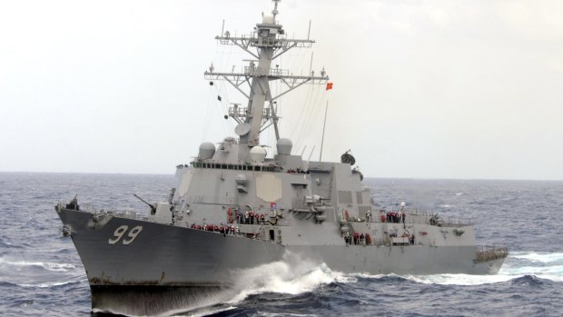 The USS Farragut has been sent to learn more about a ship intercepted by Iran's navy.