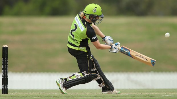 Alex Blackwell top-scored with 61 not out against the Renegades.