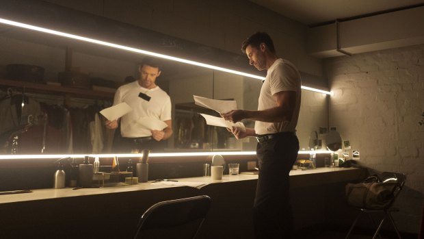 Actor and singer Hugh Jackman gets nostalgic from his dressing room.