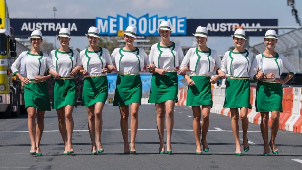 Gone girls: Grid girls will not feature in Formula One from the upcoming 2018 season.