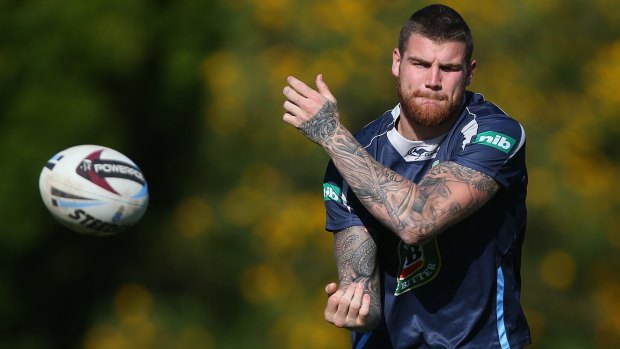 His own man: Josh Dugan is keen to cement his place in the Blues line up.