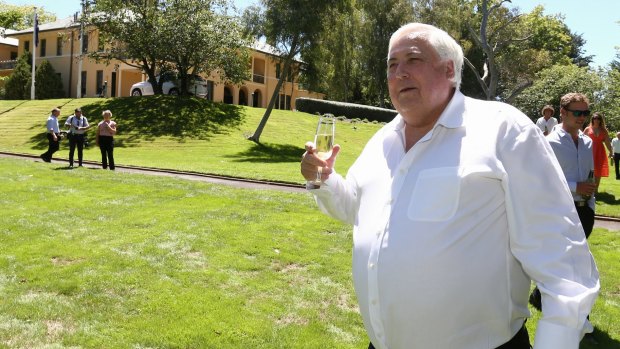Clive Palmer was in Canberra at the weekend, celebrating Family Day at The Lodge.