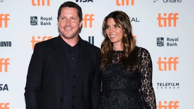 Christian Bale and his wife Sibi Blazic at the Toronto International Film Festival.