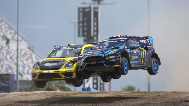 The US-based Global Rallycross Championship features action-packed races.