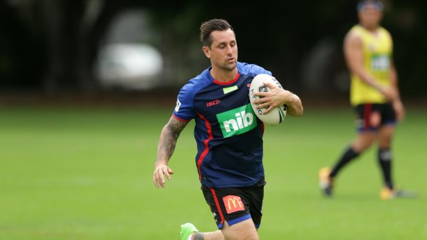 Up for the challenge: Mitchell Pearce.