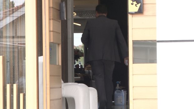 Police have raided the home of Salim Mehajer.