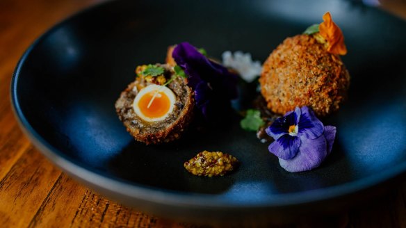 Scotch egg at the Alliance Hotel.