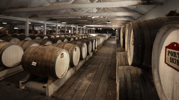 Seppeltsfield's 1878 Centennial Cellar, where the flagship 100 Year Old Tawny is housed.