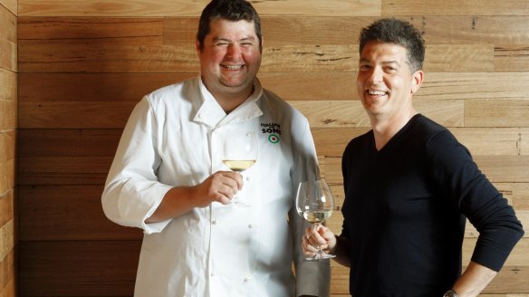 Chef Francesco Petrillo and owner Pasquale Trimboli. 