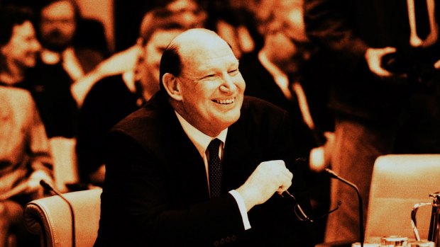 Famous words: Kerry Packer during the 1991 print media inquiry.
