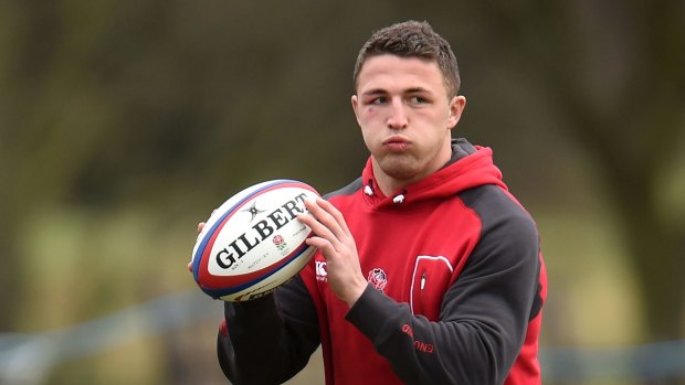 Steep learning curve: Sam Burgess has been called into the England camp to fast-track his rugby education.