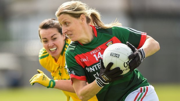 Legend of the game: Cora Staunton in action for Mayo.