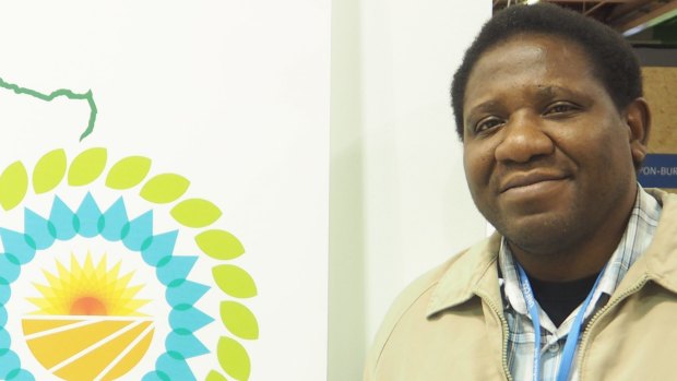 Emmanuel Nuesiri, part of the Cameroon team at the climate talks.