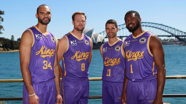 Sydney's finest: The Sydney Kings will be representing the NBL when they take on the NBA's Utah Jazz on Tuesday.