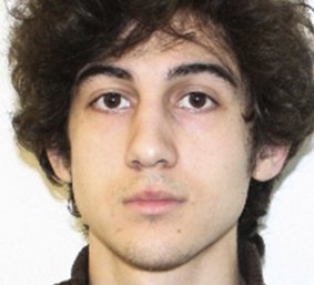 Boston Marathon bombing accused Dzhokhar Tsarnaev. 