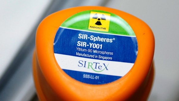 Sirtex micro tech SIR microspheres, which treat liver cancer without the need for surgery.