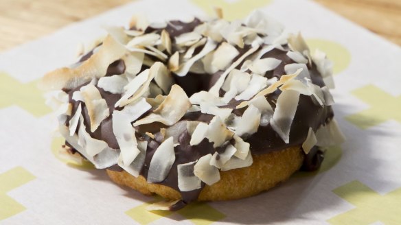 Shortstop's doughnut lamington, created to raise money for bushfire relief.