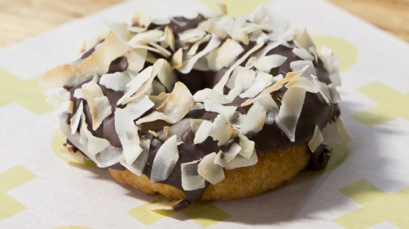 The lamington doughnut at Shortstop will raise money for bushfire relief.