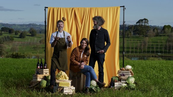 Trevor Perkins of Hogget Kitchen, Sallie Jones of Gippsland Jersey and winemaker William Downie are part of the program designed by Melbourne Food and Wine Festival.