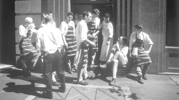 Banc restaurant at Martin Place, 1996.