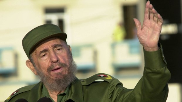 Former Cuban president Fidel Castro in Havana in 2004.