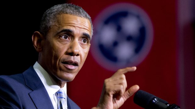 US President Barack Obama faces a budget battle over climate fund.