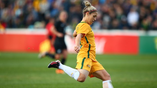 The Matildas will face Brazil in front of a sold-out crowd in Penrith.