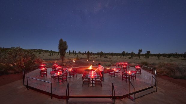 Dining room, Longitude 131, Uluru

