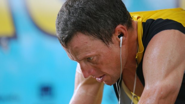 Lance Armstrong has spoken of the gross hypocrisy in the cycling world. 