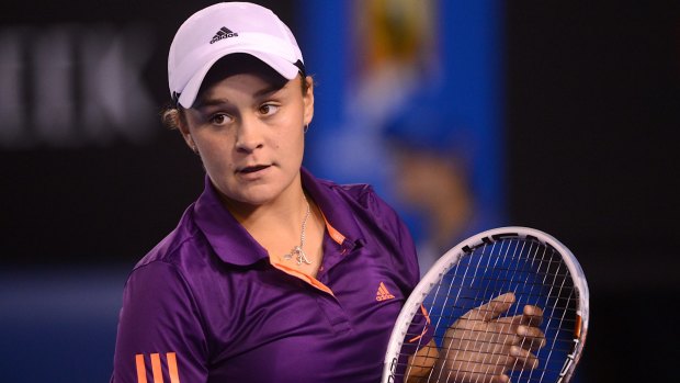 Back to tennis: Ashleigh Barty.