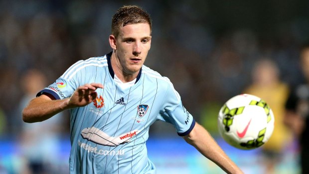 Staying put: Teenage defender Aaron Calver has signed a new deal with Sydney FC.