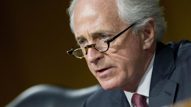 Tennessee Republican senator Bob Corker, chairman of the Senate Foreign Relations Committee.