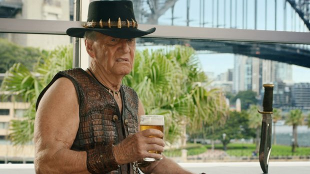 That's not a tourism campaign. This is a tourism campaign. Paul Hogan has a brief cameo in the new ad.