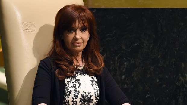 'Adolescent': Argentina's President, Cristina Kirchner.