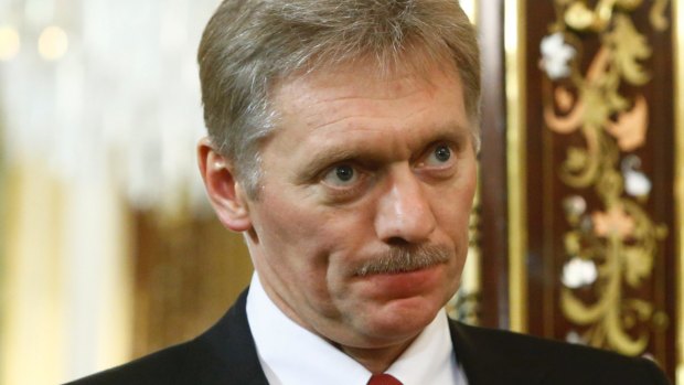 Presidential spokesman Dmitry Peskov 
