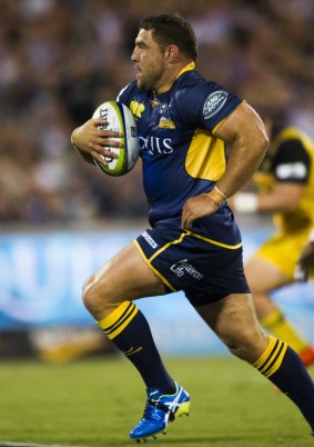 Brain explosion: Josh Mann-Rea was sent off in the Brumbies' loss to the Stormers.