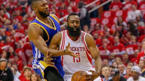 NBA play-offs: Houston Rockets hold on for win over Golden State Warriors
