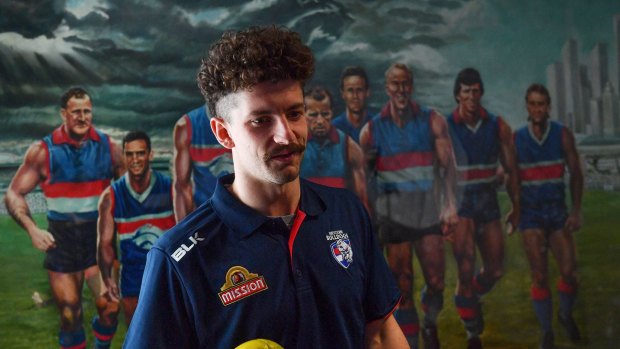Tom Liberatore (with his father Tony immortalised in artwork) is on his way to the grand final.