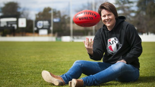 All smiles: Bec Goddard is the inaugural Adelaide Crows women's coach.