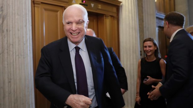 Arizona Senator John McCain says Republicans "see weakness in this President".